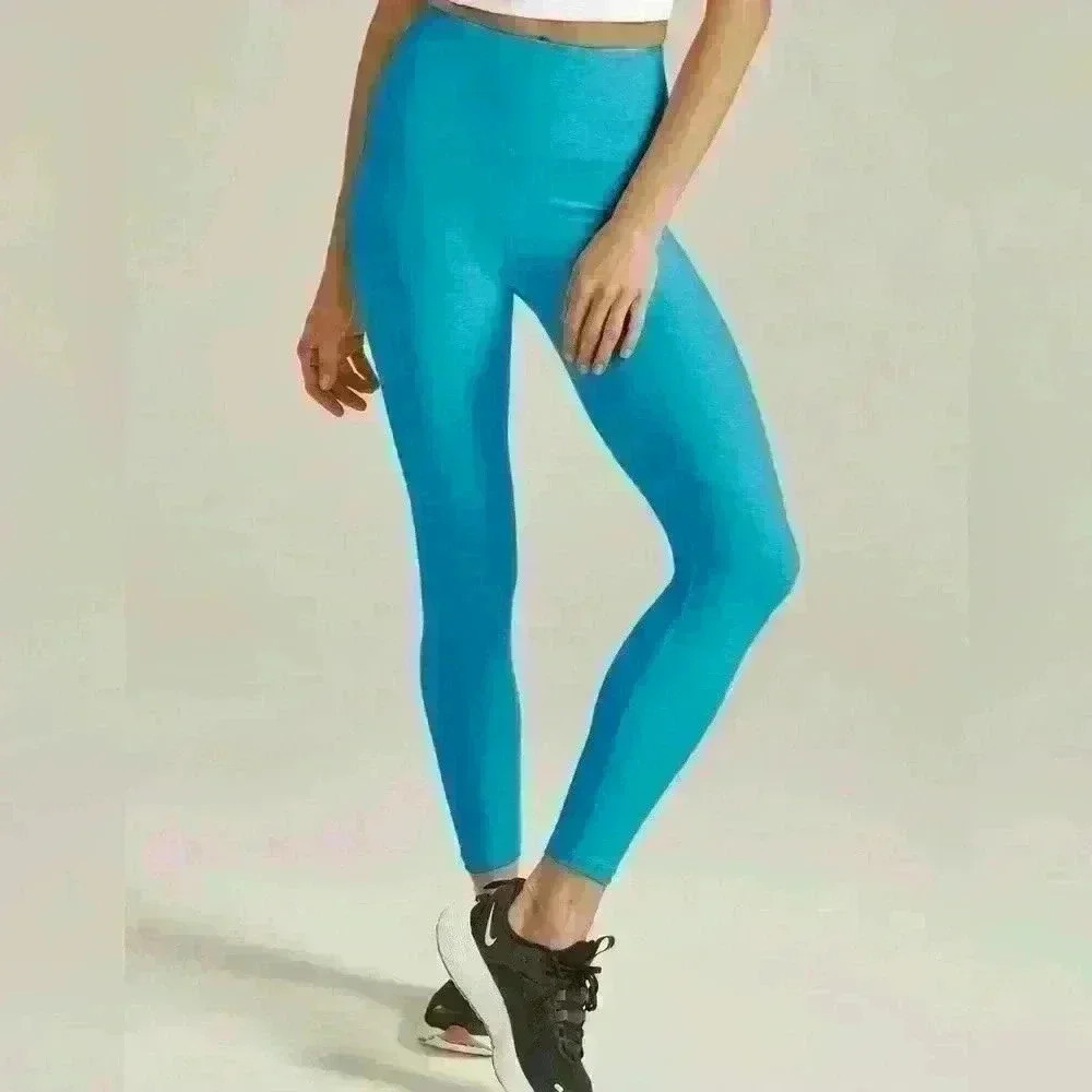 BEYOND YOGA Teal Capri Leggings SIZE XS